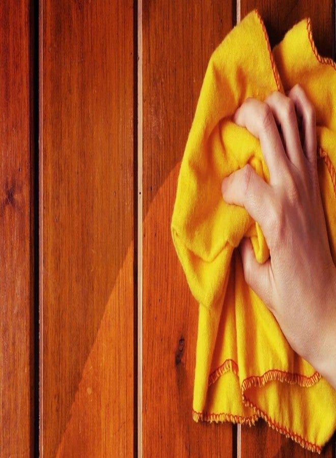 PIXEL HOME DECOR بيكسل هوم ديكور - مناشف تنظيف من الألياف الدقيقة، متعددة الاستخدامات للمطبخ والسيارة والنوافذ والفولاذ المقاوم للصدأ والأواني الزجاجية. عبوة من 5 قطع - Image 2